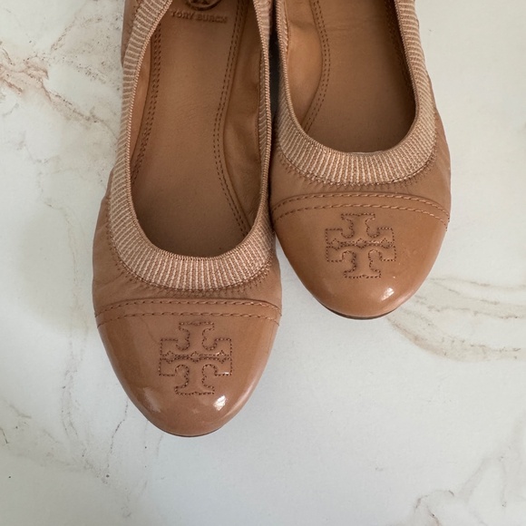 Tory Burch Nude Gabby Ballet Flats - Size 9 - Picture 6 of 10